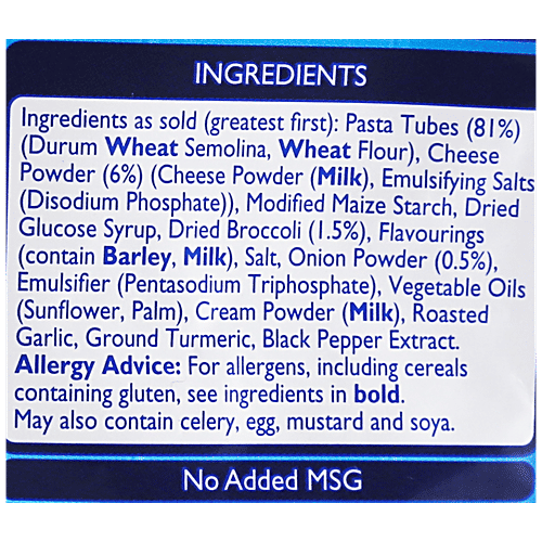 Buy Batchelors Pasta & Sauce Cheese & Broccoli 123 gm Carton Online at Best Price. of Rs 199