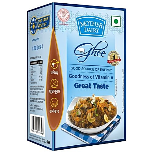 Buy Mother Dairy Ghee 1 Ltr Carton Online at the Best Price of Rs 675