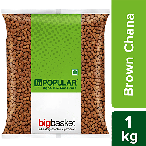 bb Popular Channa - Brown/Kala Chana, 1 kg Pouch 