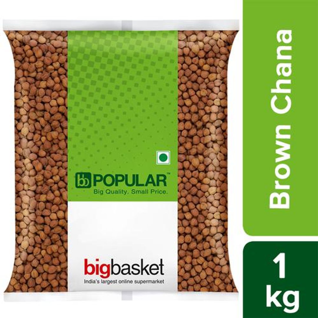 BB Popular Chana - Brown/Kadale Kaalu, 1 kg Pouch