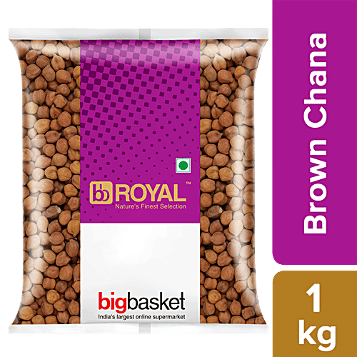 bb Royal Channa - Brown/Kala Chana, 1 kg Pouch 