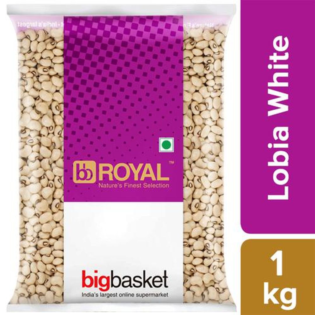 BB Royal Lobia/Alasandee Kaalu - White, 1 kg Pouch