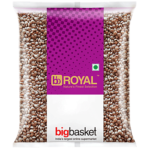 bb Royal Masoor Black Whole/Sabut, 1 kg Pouch 