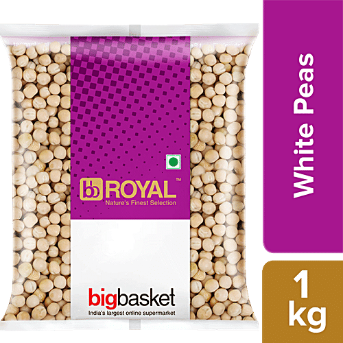 bb Royal White Peas/Ujala Matar, 1 kg Pouch 