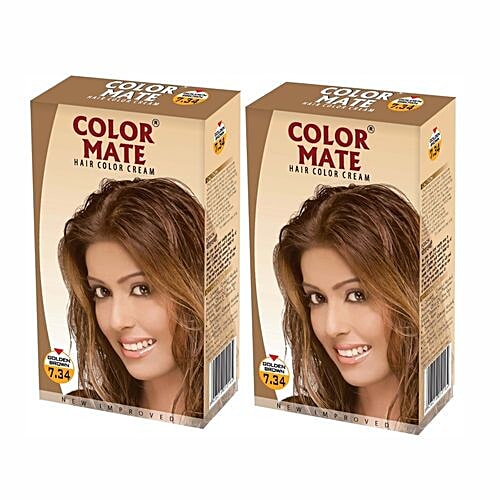 Color Mate Hair Color Cream, 130 ml Pack of 2 