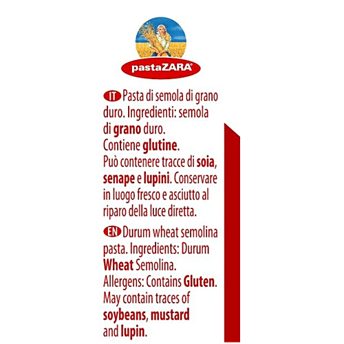 Pastazara Authentic Italian Pasta - Penne Rigate, 500 g Pouch Authentic Italian Pasta
 Perfect Al Dente Texture
 Culinary Creativity