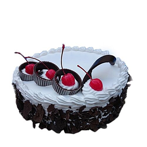 Sri Ayyappa Bakery & Sweets Fresh Cream Pastry - Black Forest, Eggless, 1 kg  