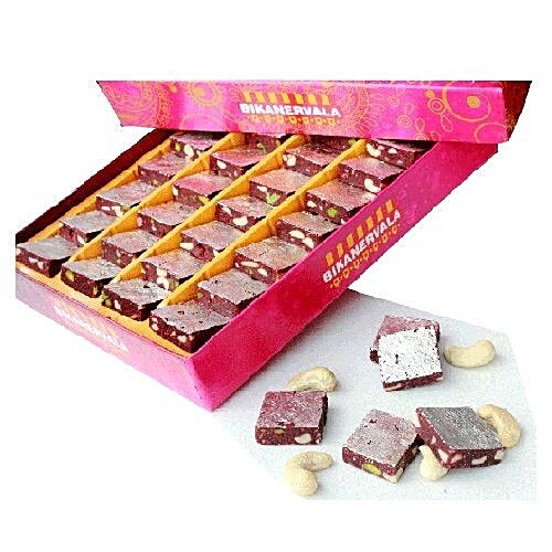 Bikanervala Sweets - Kaju Chocolate Katli, 750 g  