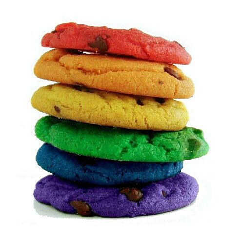 CHILL Cookies - Rainbow, 500 g  