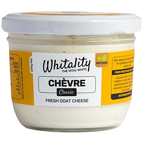 Buy Whitality Chevre Classic (Fresh Goat Cheese) Online at Best Price