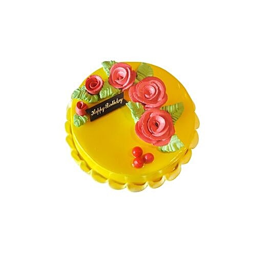 Buy The Cake Factory Fresh Cake Pineapple With Egg 500 Gm Online at the