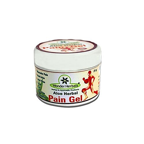Buy Wonder Herbals Pain Gel Aloe Herbal 25 Gm Online at the Best Price