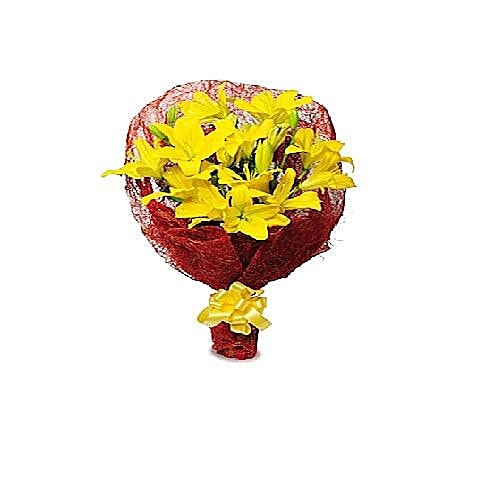 Buy Ferns N Petals Flower Bouquet Sunshine Flowers 500 Gm Online at the