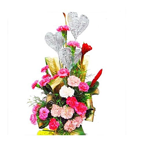 Buy Shanthi Flowers Flower Bouquet Summer Glow 1 pc Online at Best