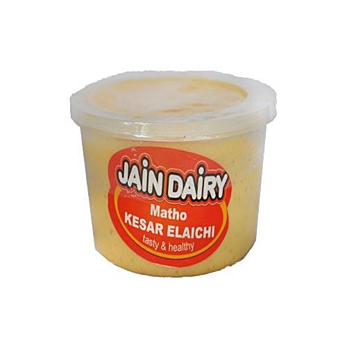 Buy Jain Dairy Sweet Kesar Elaichi Matho 1 Kg Cup Online at the Best ...