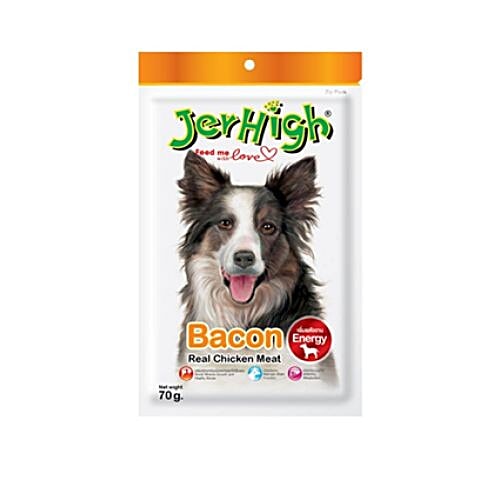 Buy Jerhigh Dog Food Bacon 70 Gm Online at the Best Price of Rs null