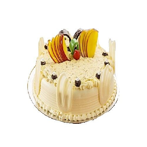 Buy Beyond Breads Fresh Cakes Saffron Dry Fruit Eggless 500 Gm Online