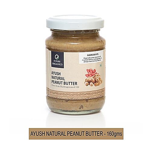 Buy Future Organics Peanut Butter Natural No Hydrogenated Oils 160 Gm Online At Best Price of Rs