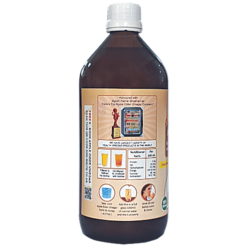 Dr. Patkars Apple Cider Vinegar With Garlic & Honey, 500 ml  