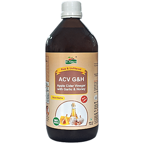 Dr. Patkars Apple Cider Vinegar With Garlic & Honey, 500 ml  