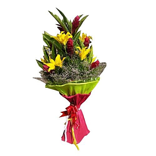 Buy Say it with Flowers Flower Bouquet Golden Star 1 pc Online at