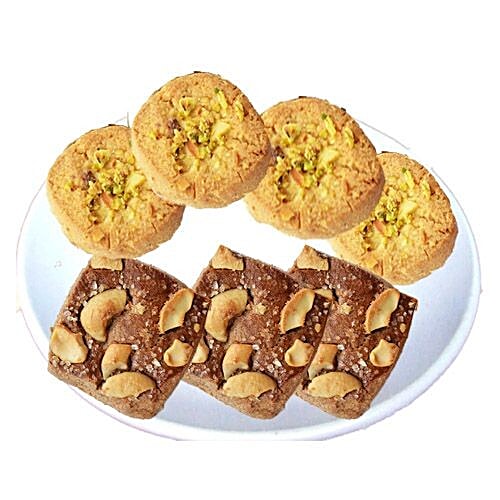 Buy Pista House Biscuits Cashew Pista Biscuit 250 Gm Pack Of 2 Online at the Best Price of Rs