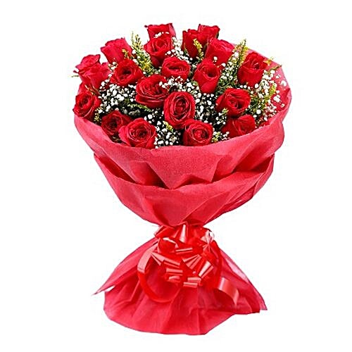 Buy Sangam Flowers & Decoration Flower Bouquet Rosy Spring 1 pc