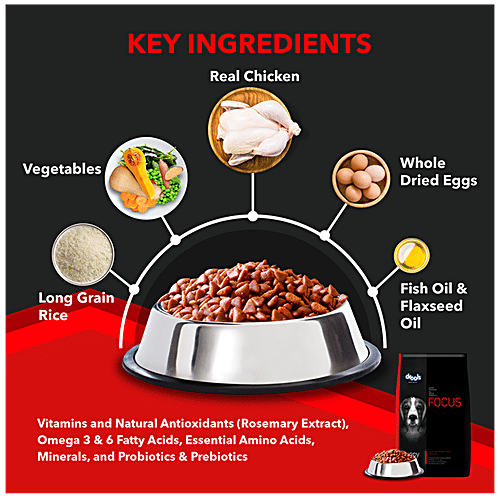 Drools Dog Food - Super Premium, Focus, Puppy, 4 kg  