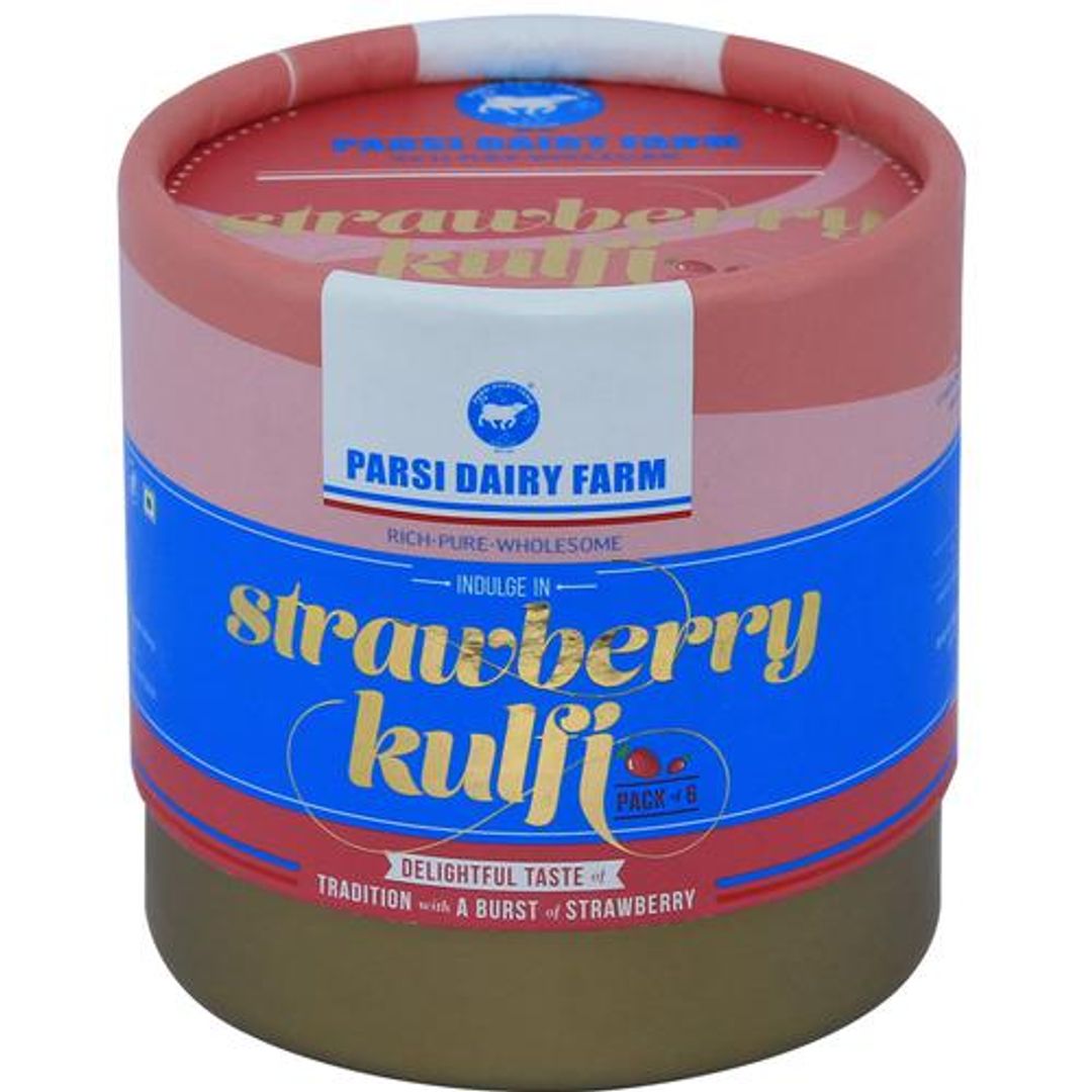 Parsi Dairy Farm Strawberry Kulfi, 600 g 
