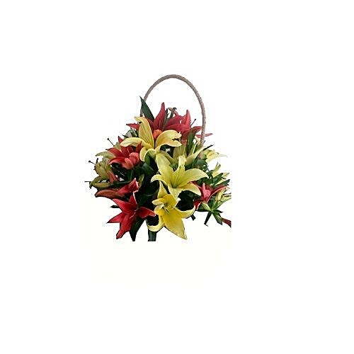 Buy Suganti Florist Flowers Color Me Up Basket Online at Best Price