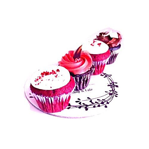 Buy Cupcake Noggins Cupcakes Red Velvet(Has Egg) + Chocolate Assorted