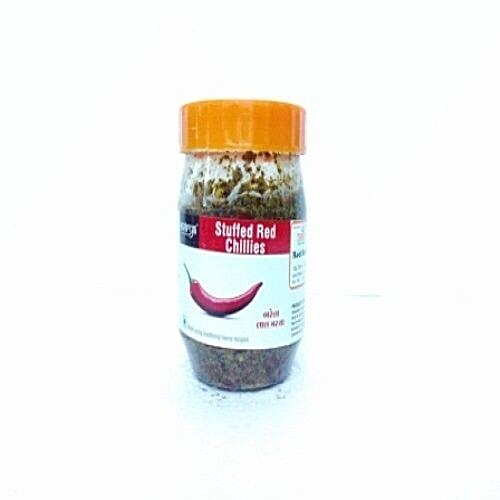 Buy Jain Biscuit Centre Pickle Stuffed Red Chillies Online at Best