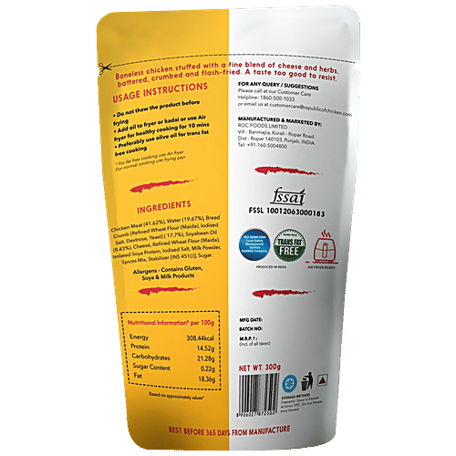 Republic of Chicken Mini Kievs - Chicken, 300 g  Chemical & Preservatives Free