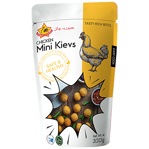 Republic of Chicken Mini Kievs - Chicken, 300 g  Chemical & Preservatives Free