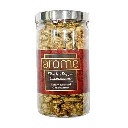 Buy Arome Dry Fruits Black Pepper Cashewnuts Online at Best Price of