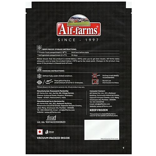 Alf-Farms Pork - Frankfurters Sausages, 500 g Vacuum Packed High Hygiene Standards