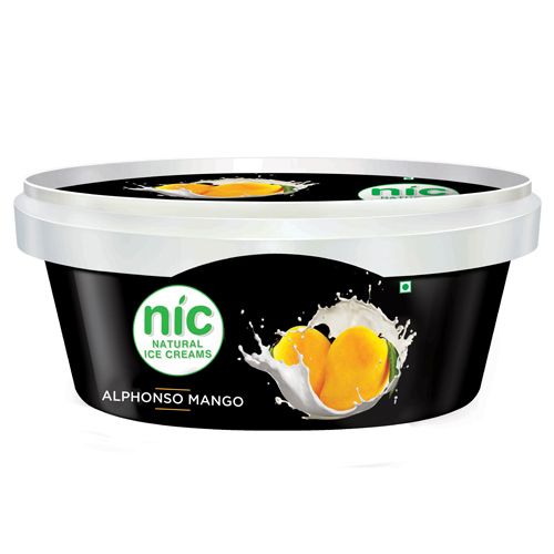 NIC Alphonso Mango Ice Cream, 500 ml  