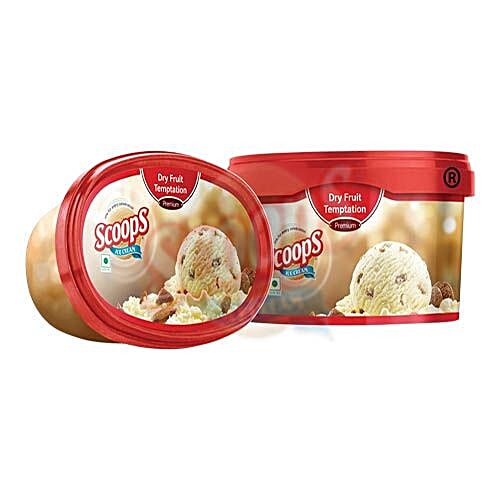 Buy Scoops Ice Cream Exotic Dry Fruit Temptation Online at Best Price