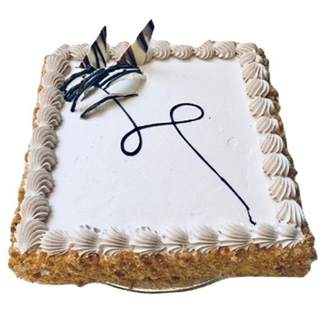 Buy Cake town Cafe Fresh Cake Butterscotch Cream Whole Wheat, Eggless