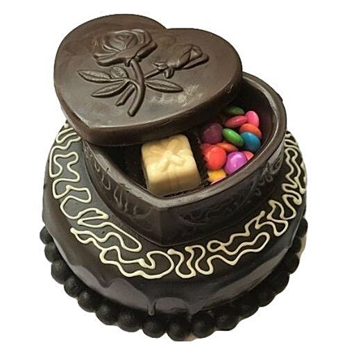 Buy Cake town Cafe Fresh Cake Real Chocolate Heart Whole Wheat