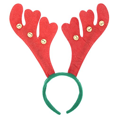 Buy Itsy Bitsy Christmas Reindeer Hair Band W/Jingle Bells Asst Col 3 pcs   Online at Best Price. of Rs 180 - bigbasket