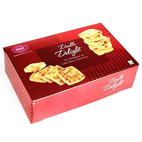 Buy Karachi Cookies Double Delight Cashew & Fruit Online at Best