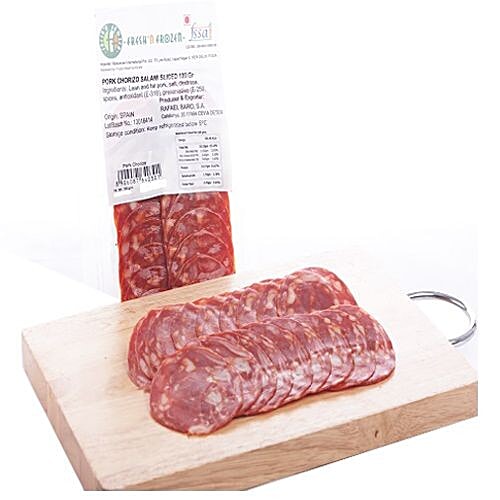 Buy Fresh & Frozen Pork Chorizo Salami Sliced Online at Best Price of Rs null bigbasket