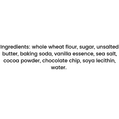 Fabbox Belgium Chocolate Cookies, 91 g  Whole Wheat Flour, No Maida