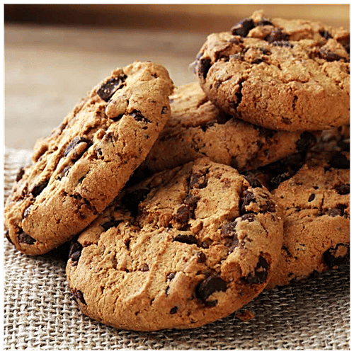 Fabbox Choco Chip Banana Cookies - Whole Wheat Flour, No Maida, Healthy Snack, Premium Quality, 220 g High Protein, Fiber Rich, No Preservatives