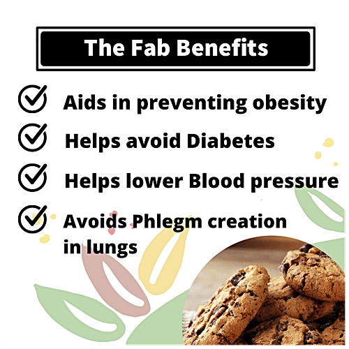 Fabbox Choco Chip Banana Cookies - Whole Wheat Flour, No Maida, Healthy Snack, Premium Quality, 220 g High Protein, Fiber Rich, No Preservatives