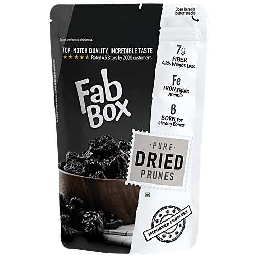 Buy Fabbox Pitted Prunes Dried Fruit, Natural & Healthy, Rich In
