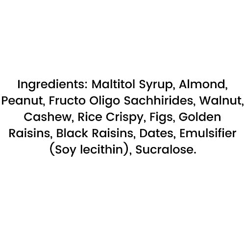 Fabbox Figs & Dates Health Bar - No Added Sugar, Vegan, Weight Management,Healthy Snack, 60 g  High Protein, Gluten Free, No Transfats