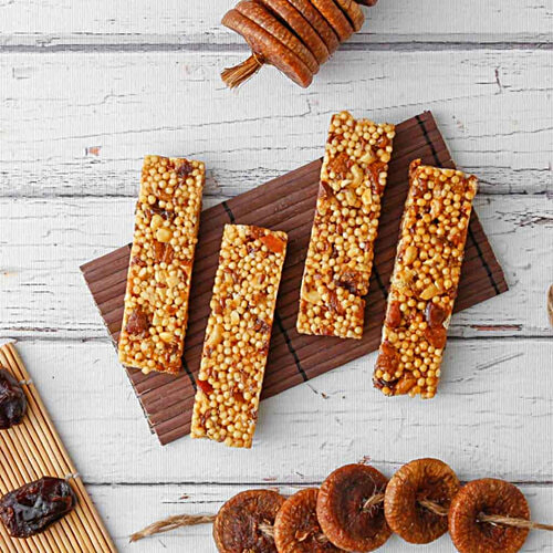 Fabbox Figs & Dates Health Bar - No Added Sugar, Vegan, Weight Management,Healthy Snack, 60 g  High Protein, Gluten Free, No Transfats