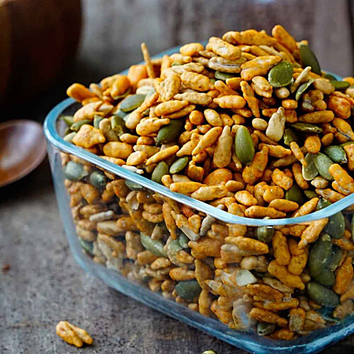 Fabbox Mixed Seed Chaat, 160 g Pouch Pumpkin, Sunflower, High Protein & Fibre, Gluten-Free,Vegan, Healthy Snack